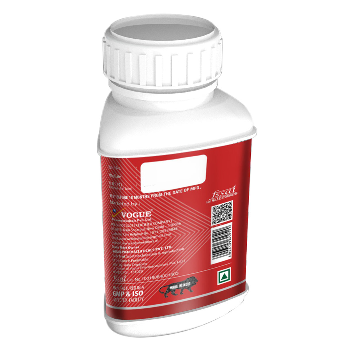 Vogue Wellness L-Carnitine, 60 Tablets, Pack of 1 Vogue Wellness L-Carnitine, 60 Tablets, Pack of 1