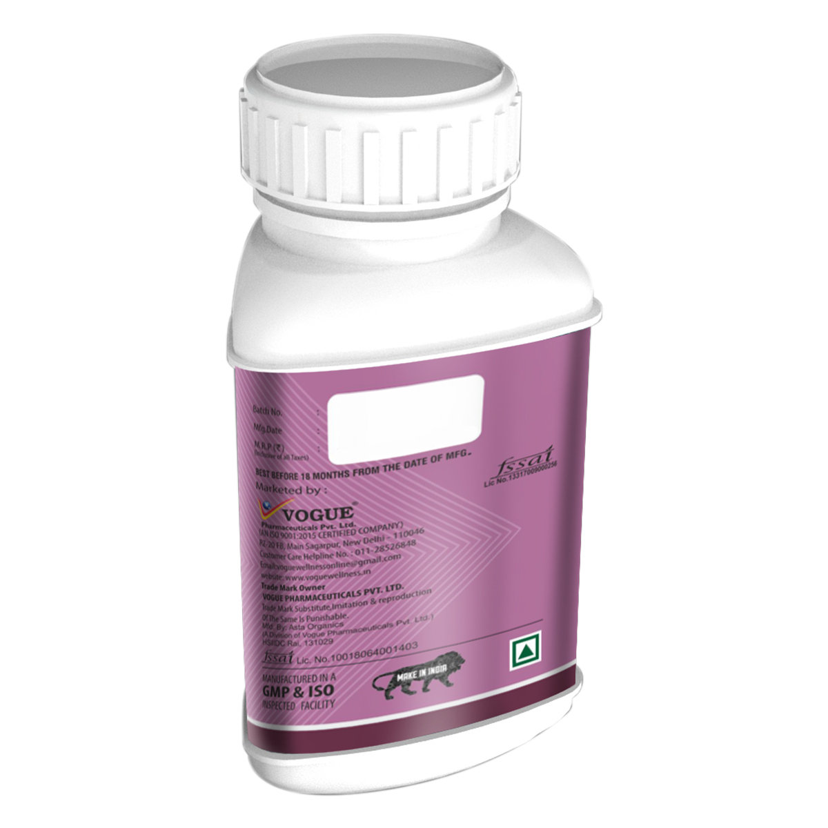 Vogue Wellness Pre & Probiotics, 60 Capsules, Pack of 1 Vogue Wellness Pre & Probiotics, 60 Capsules, Pack of 1