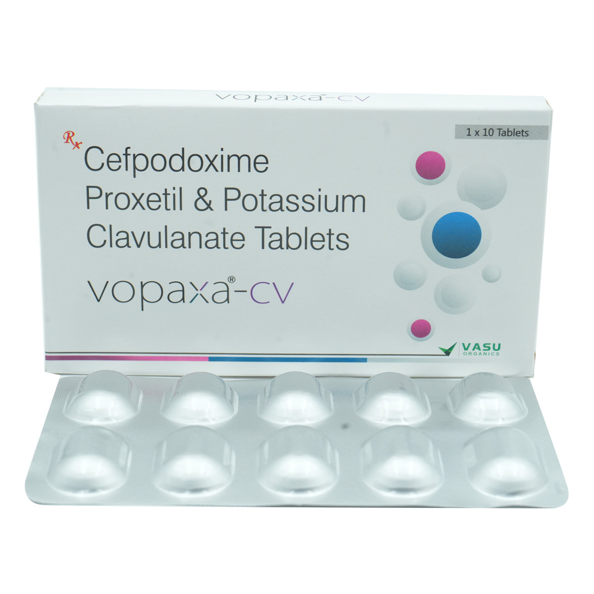 Vopaxa-CV Tablet 10's, Pack of 10 TABLETS Vopaxa-CV Tablet 10's, Pack of 10 TABLETS