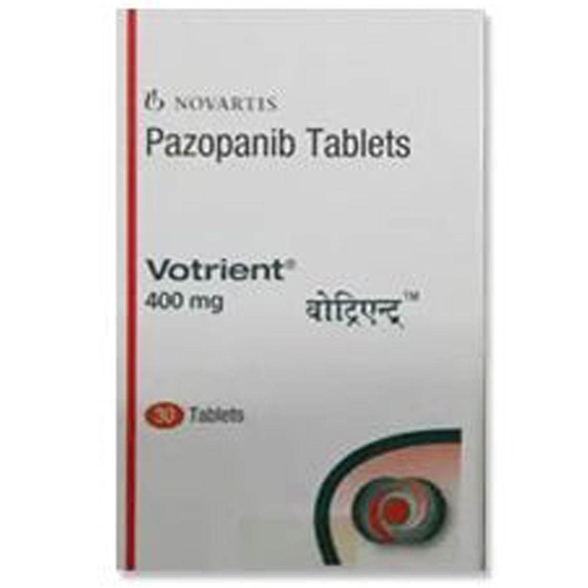 Buy Votrient 400 mg Tablet 30's Online