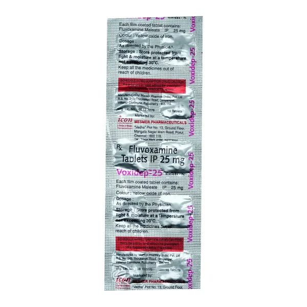 VOXIDEP 25MG TABLET, Pack of 10 TabletS