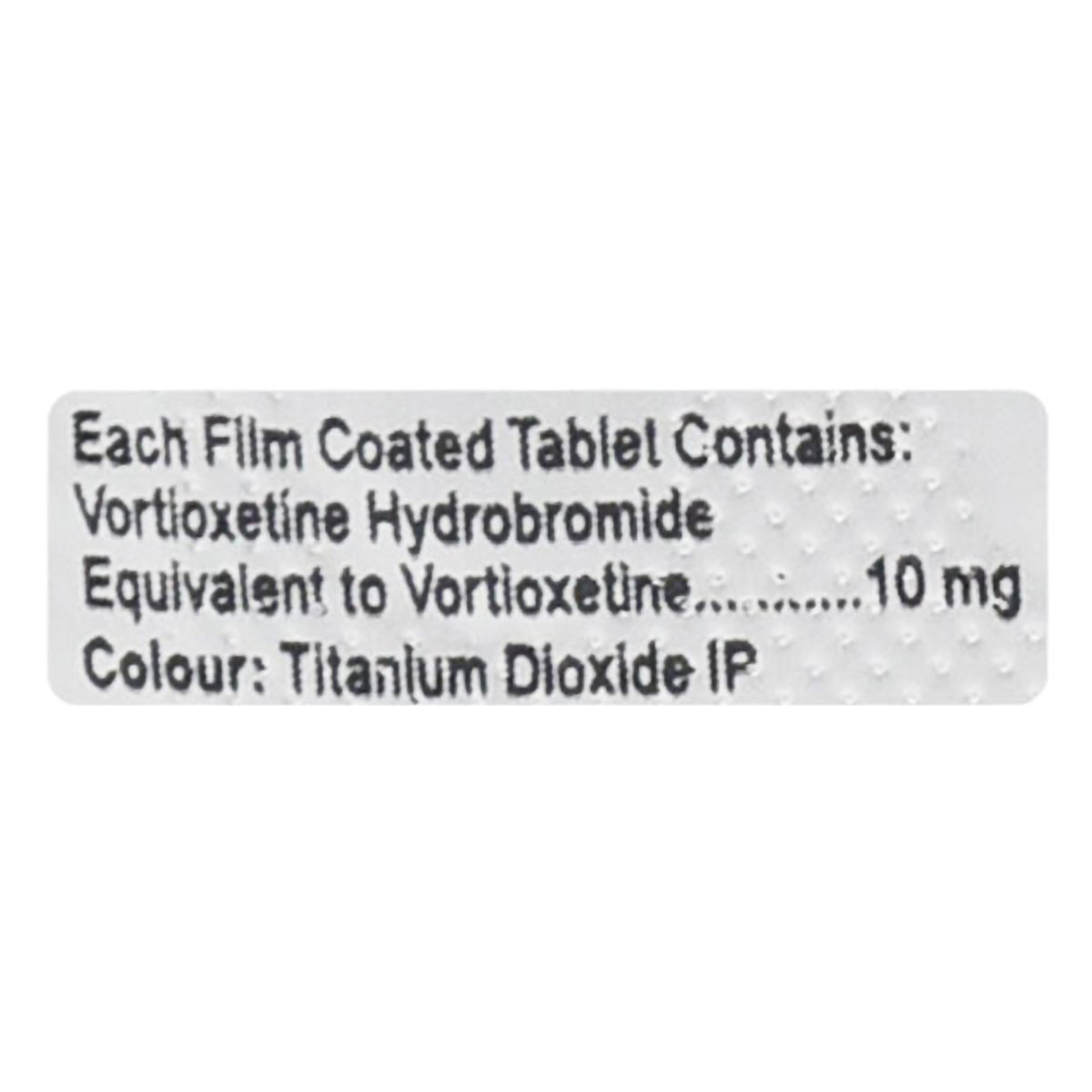 Voxitin 10 Tablet 10's, Pack of 10 TabletS Voxitin 10 Tablet 10's, Pack of 10 TabletS