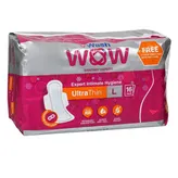 VWash Wow Ultra Thin Sanitary Napkins Large, 16 Count, Pack of 1