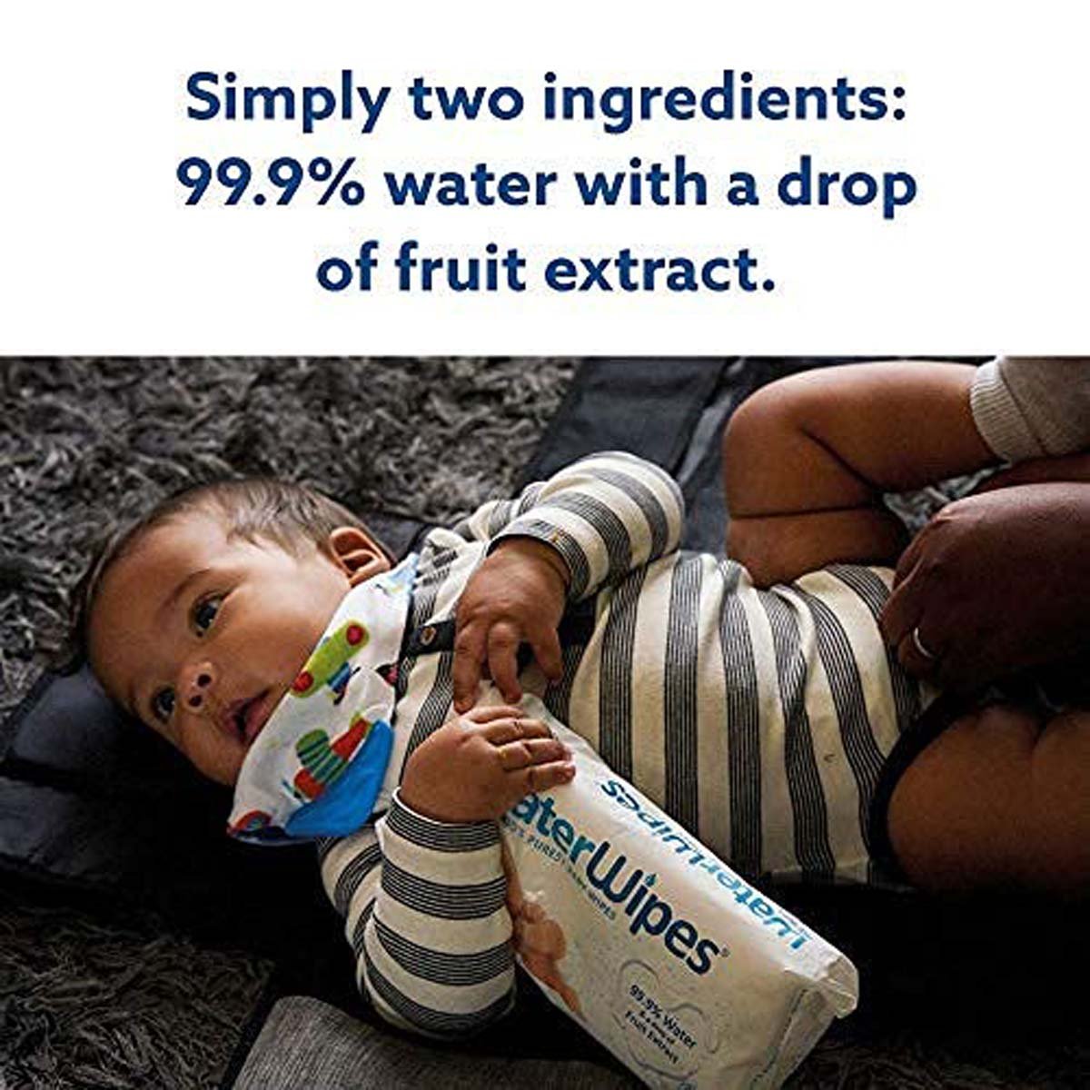 WaterWipes Fruit Extract Baby Wipes, 60 Count, Pack of 1 WaterWipes Fruit Extract Baby Wipes, 60 Count, Pack of 1