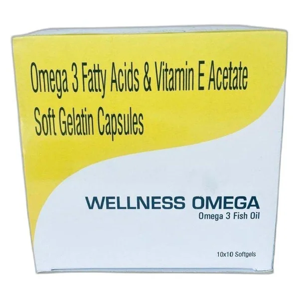 Wellness Omega Capsule 10's, Pack of 10 CapsuleS