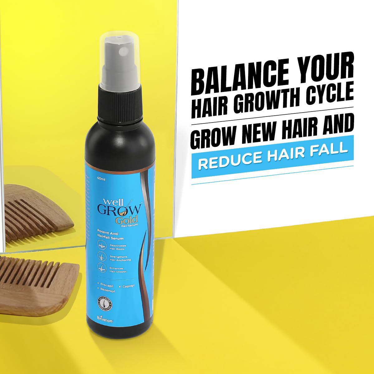 Well Grow Gold Hair Serum 30 ml, Pack of 1 Well Grow Gold Hair Serum 30 ml, Pack of 1