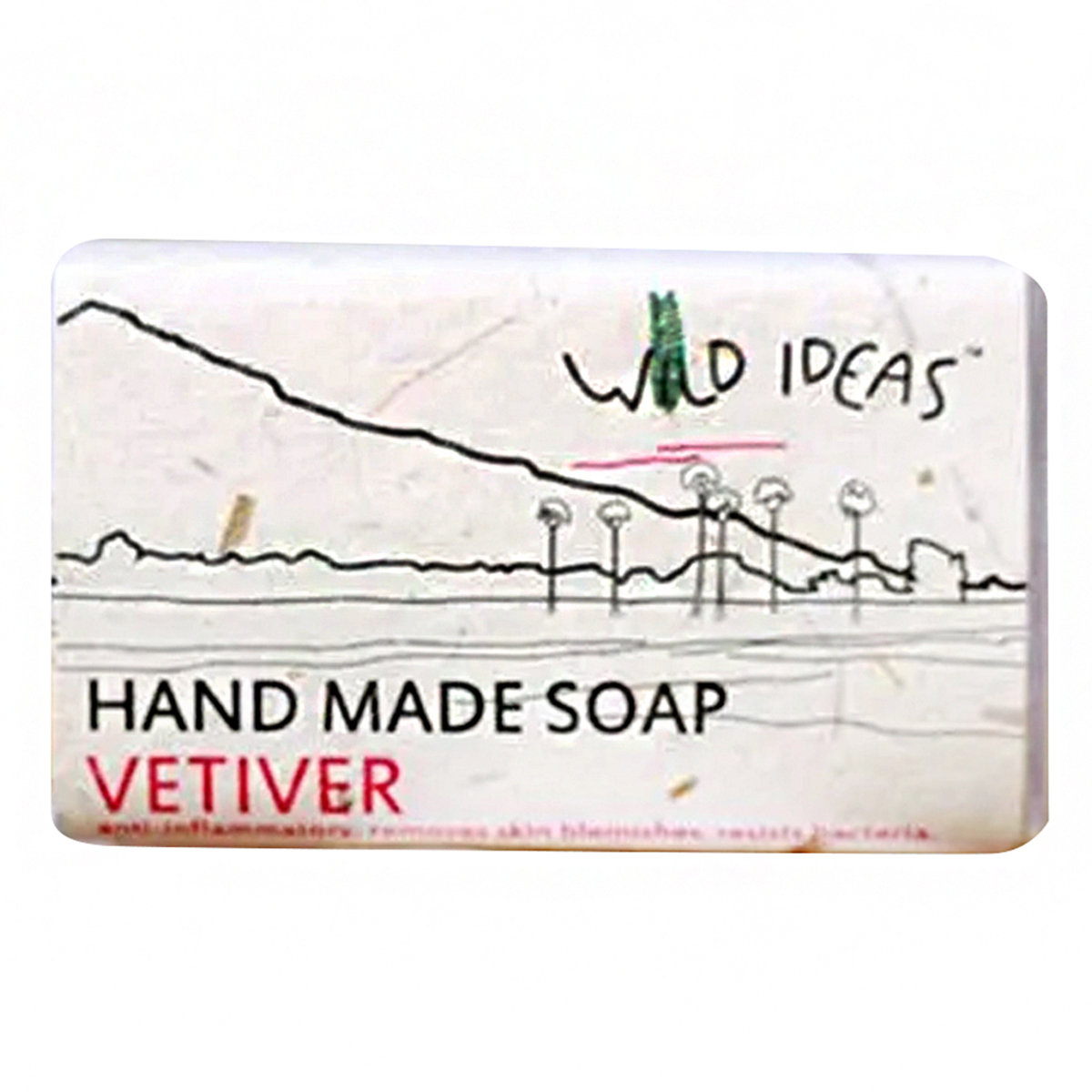 Wild Ideas Vetiver Hand Made Soap 100 gm | Removes Blemishes | Resists Bacteria, Pack of 1 Wild Ideas Vetiver Hand Made Soap 100 gm | Removes Blemishes | Resists Bacteria, Pack of 1