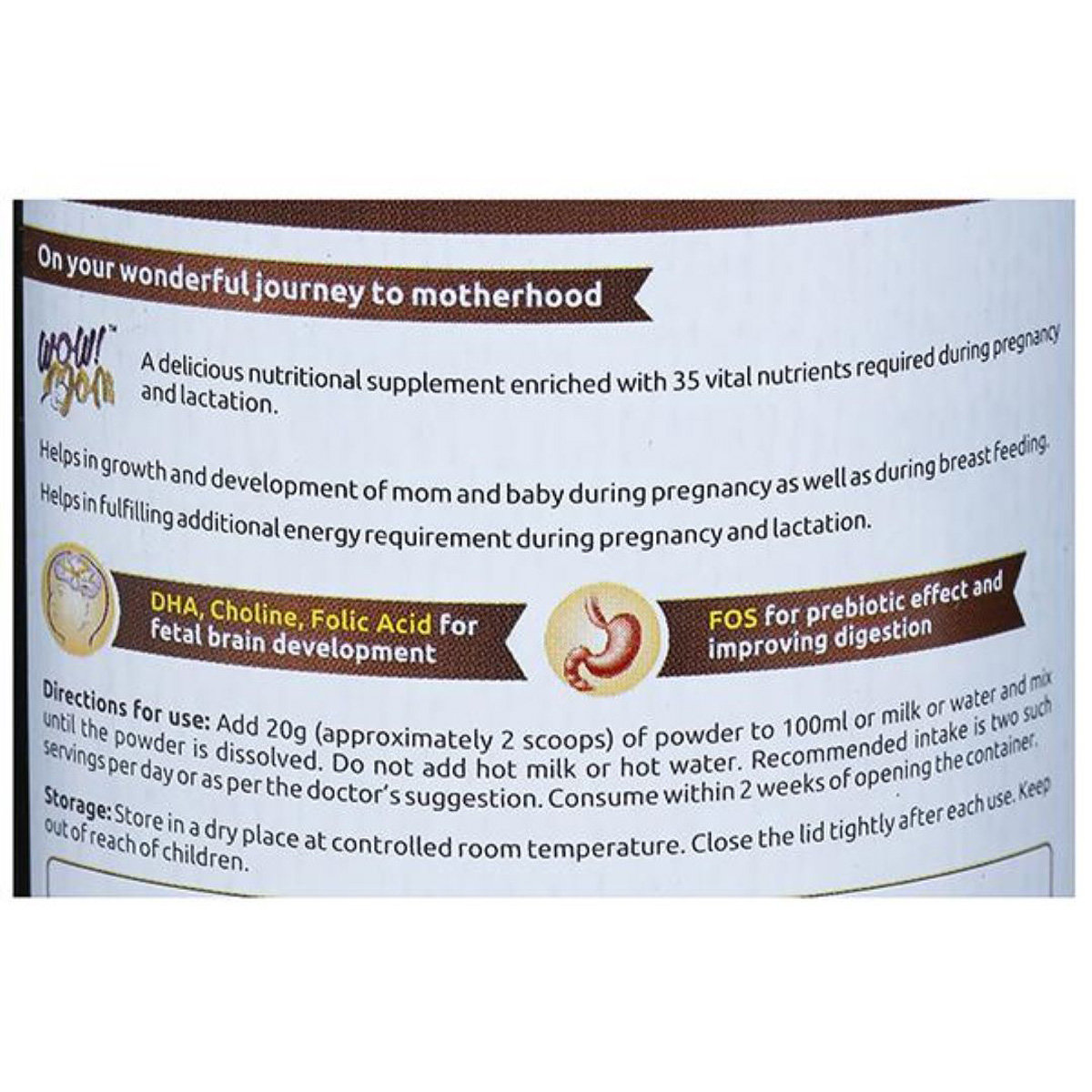 Wow Mom Chocolate Powder, 200 gm, Pack of 1 Wow Mom Chocolate Powder, 200 gm, Pack of 1