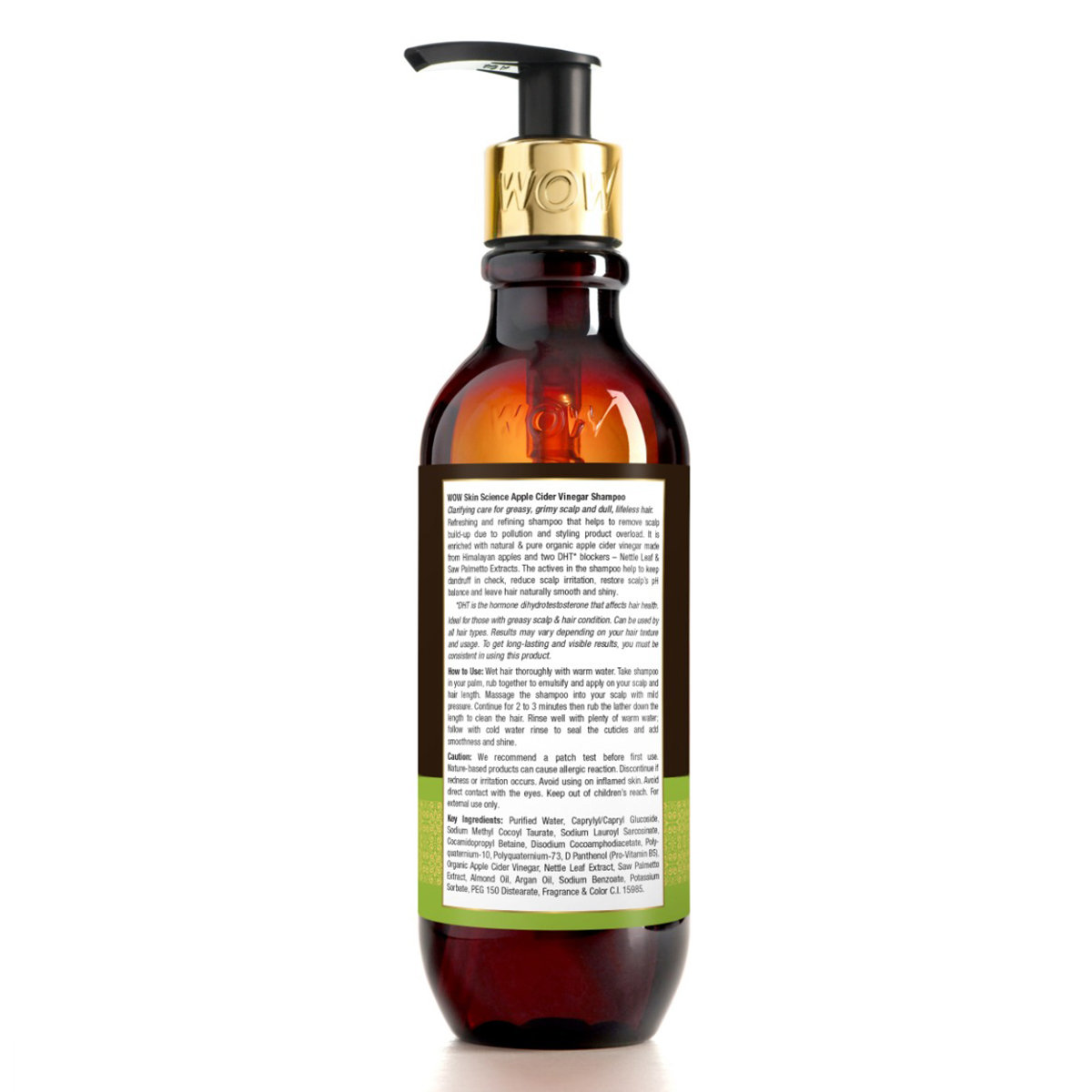 Wow Skin Science Apple Cider Vinegar Shampoo, 250 ml, Pack of 1 Wow Skin Science Apple Cider Vinegar Shampoo, 250 ml, Pack of 1