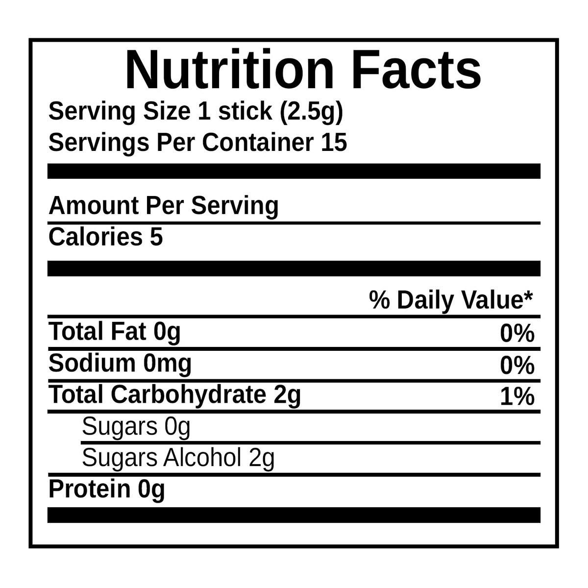 Wrigleys 5 RPM Sugarfree Gum, 15 Count, Pack of 1 Wrigleys 5 RPM Sugarfree Gum, 15 Count, Pack of 1