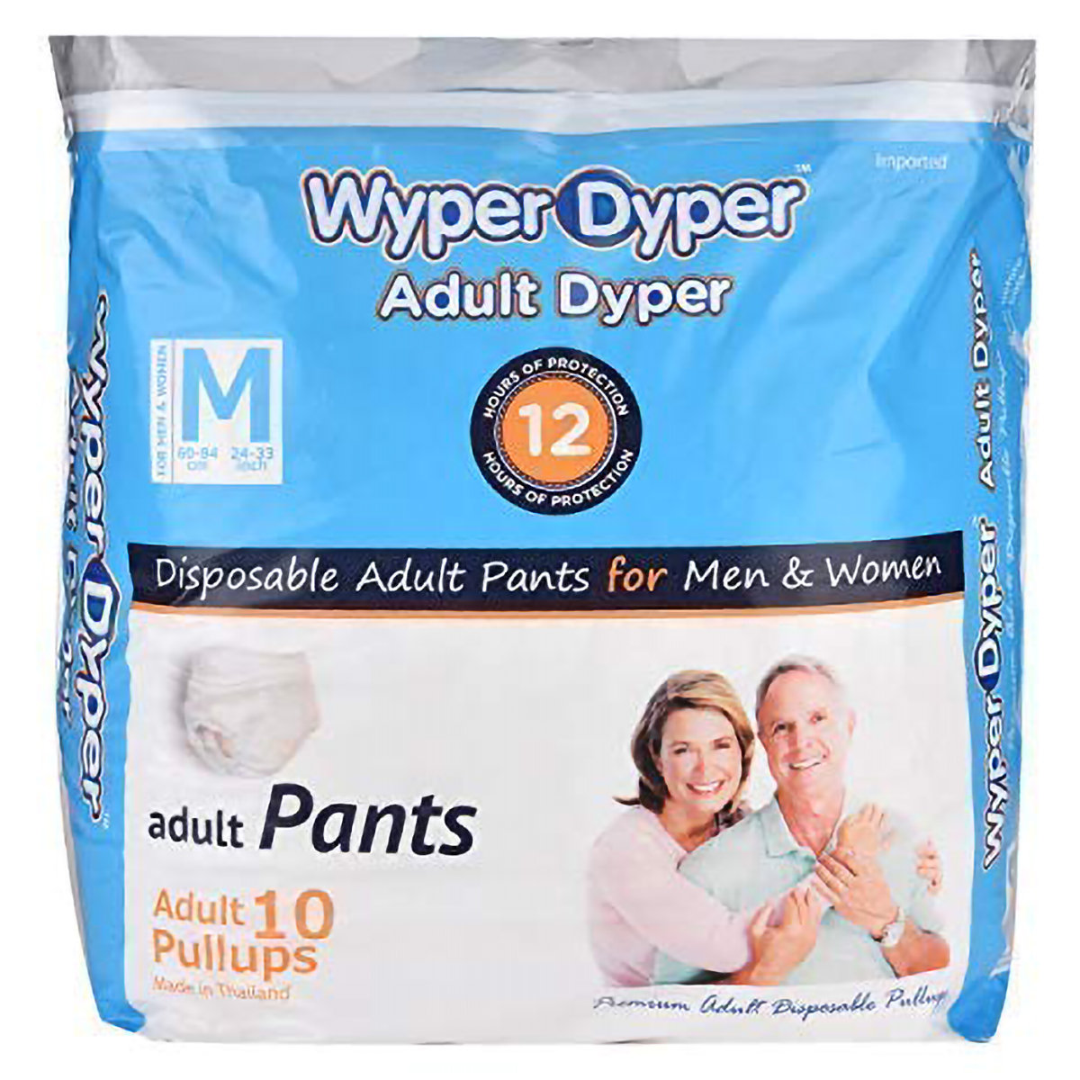 Wyper Adult Diaper Pants Medium, 10 Count, Pack of 1 Wyper Adult Diaper Pants Medium, 10 Count, Pack of 1