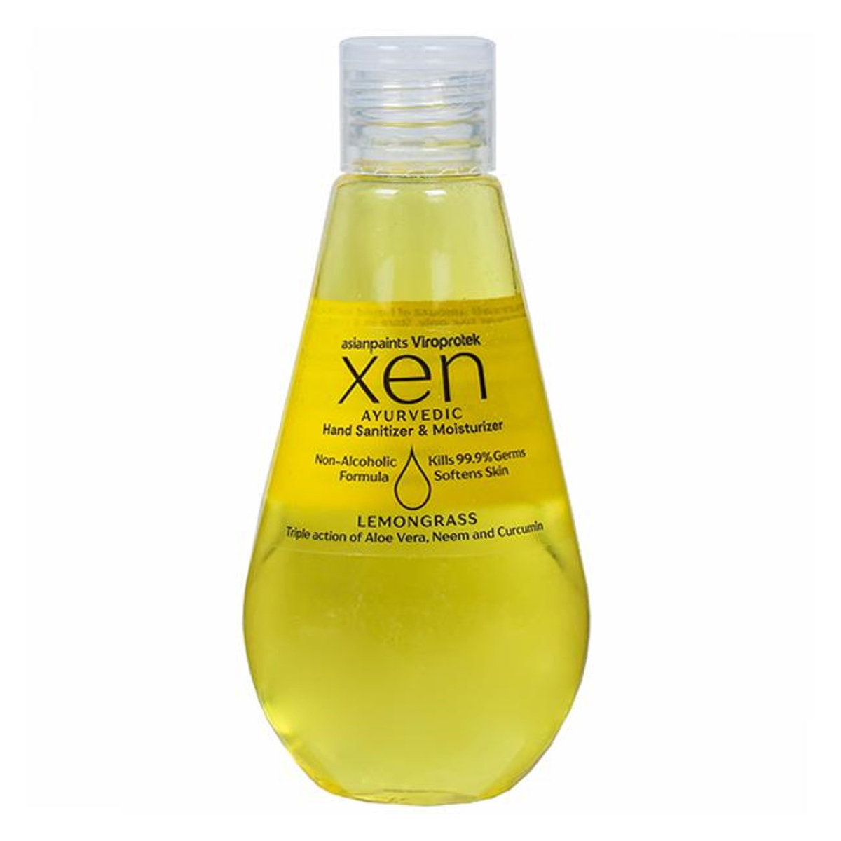 Asian Paints Viroprotek XEN Ayurvedic Hand Sanitizer 200 ml | Aloe vera, Neem & Curcumin | Kills 99.9% Germs | Softens Skin With Fragrance Of LemonGrass | Non Alcoholic Formula, Pack of 1 Asian Paints Viroprotek XEN Ayurvedic Hand Sanitizer 200 ml | Aloe vera, Neem & Curcumin | Kills 99.9% Germs | Softens Skin With Fragrance Of LemonGrass | Non Alcoholic Formula, Pack of 1