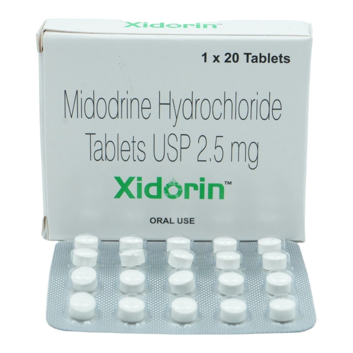 XIDORIN 2.5MG TAB, 20'S, Pack of 20 TabletS XIDORIN 2.5MG TAB, 20'S, Pack of 20 TabletS
