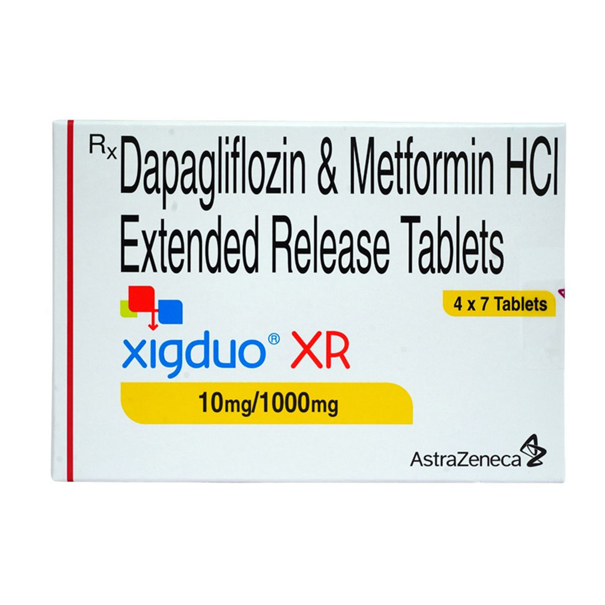 Buy Xigduo XR 10 mg/1000 mg Tablet 7's Online