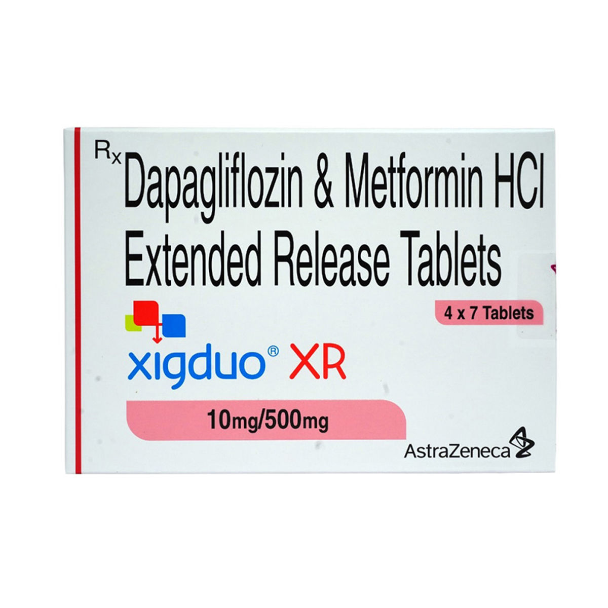 Buy Xigduo XR 10mg/500 mg Tablet 7's Online