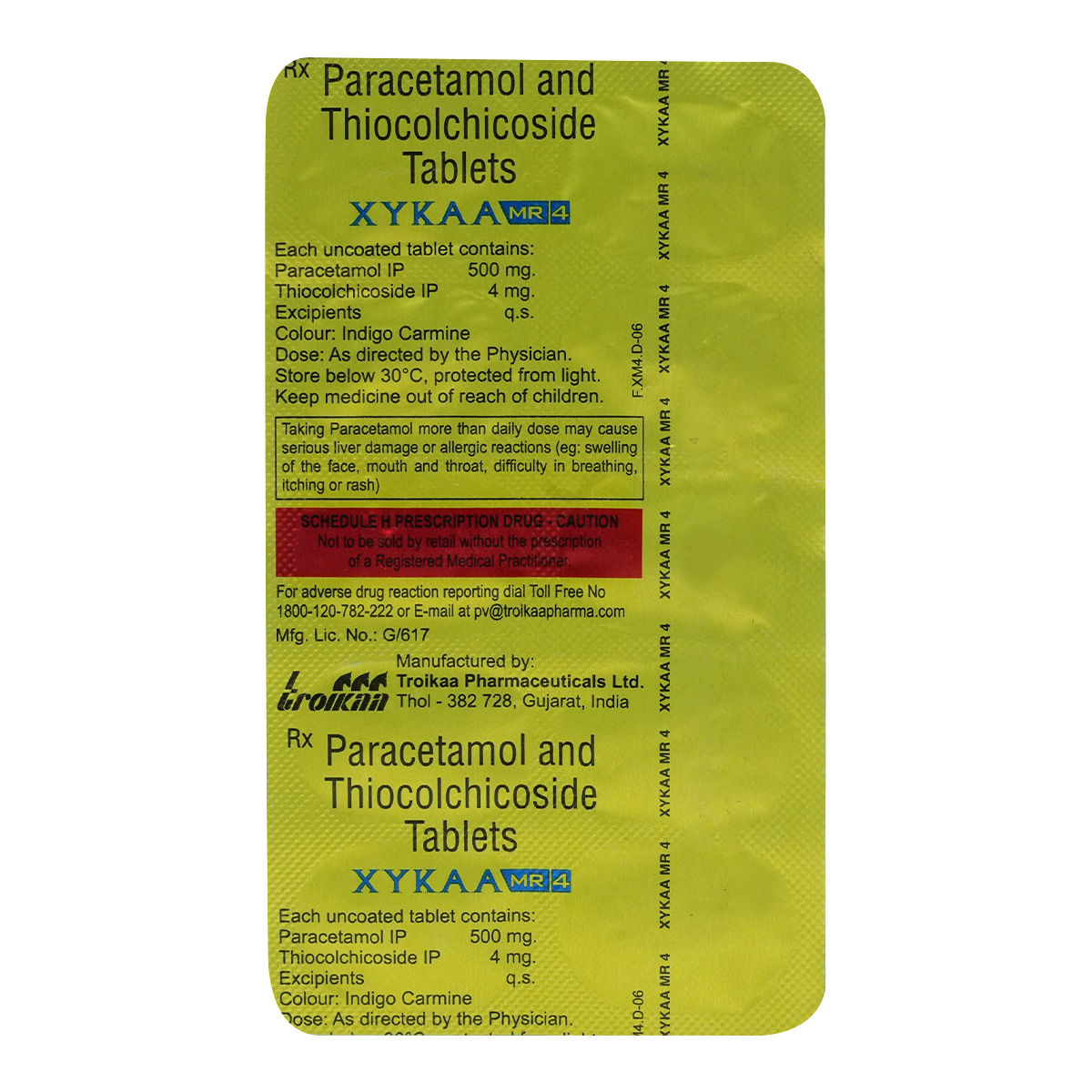 Buy Xykaa MR 4 Tablet 10's Online