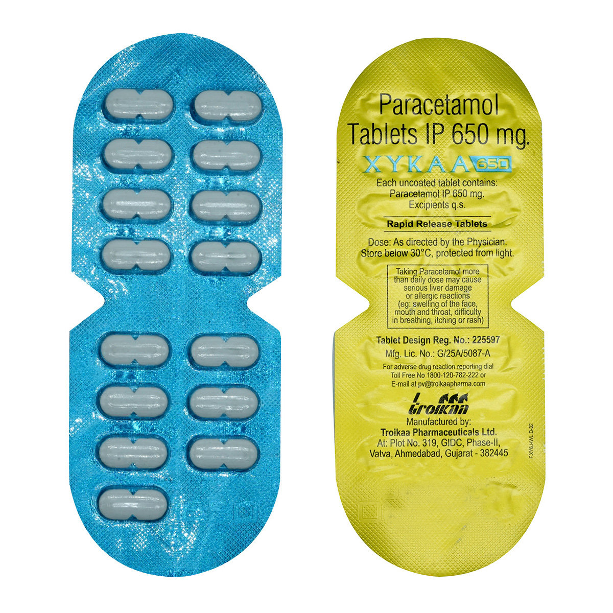 Xykaa 650 Tablet 15's, Pack of 15 TabletS Xykaa 650 Tablet 15's, Pack of 15 TabletS