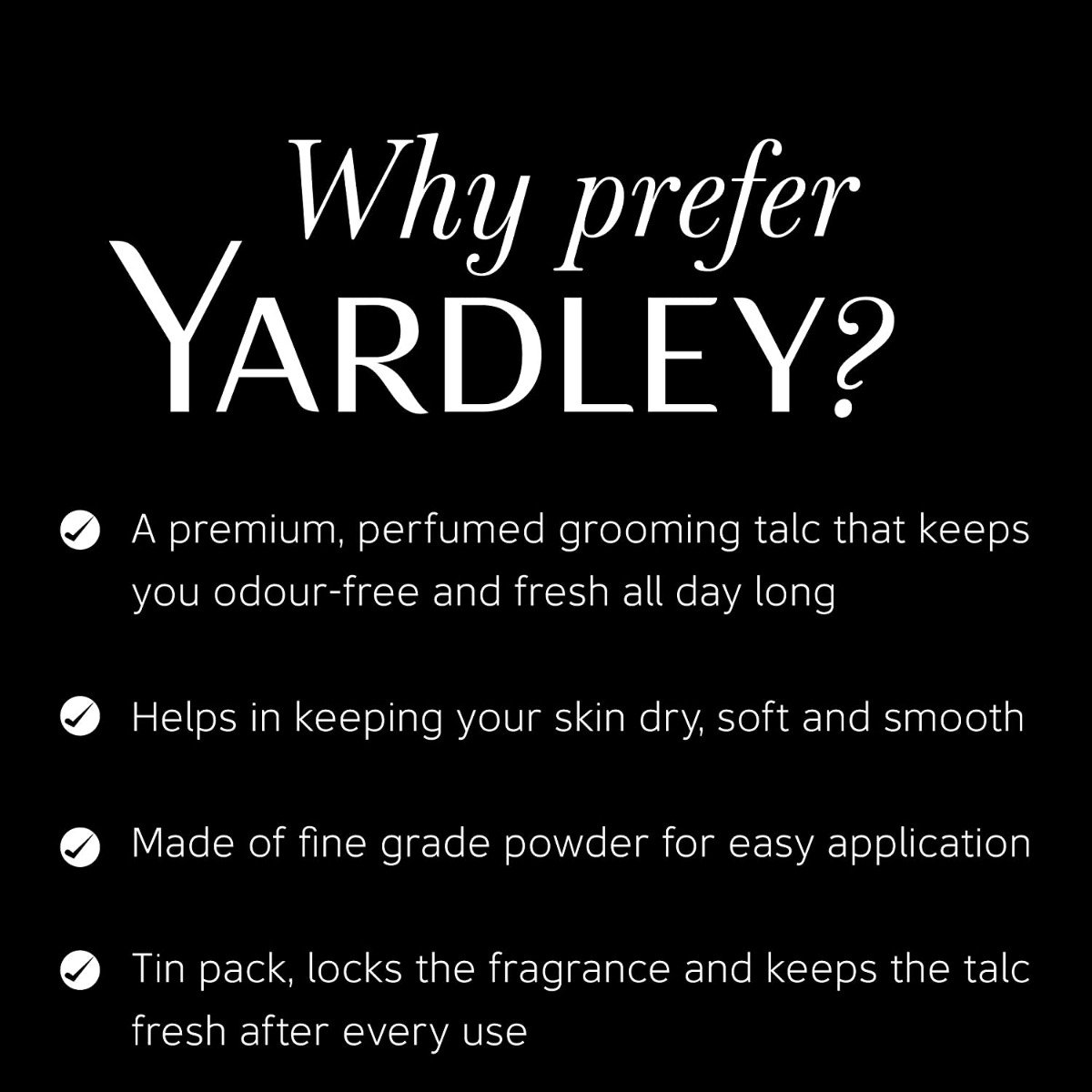 Yardley London Gentleman Classic Deodorizing Talc Powder 100 gm | Prevent Body Odour | All Day Freshness | For Men, Pack of 1 Yardley London Gentleman Classic Deodorizing Talc Powder 100 gm | Prevent Body Odour | All Day Freshness | For Men, Pack of 1