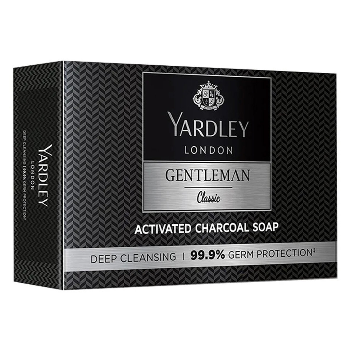 Yardley London Gentleman Classic Activated Charcoal Soap 100 gm | Activated Charcoal | Deep Cleansing | 99.9% Germ protection, Pack of 1 Yardley London Gentleman Classic Activated Charcoal Soap 100 gm | Activated Charcoal | Deep Cleansing | 99.9% Germ protection, Pack of 1