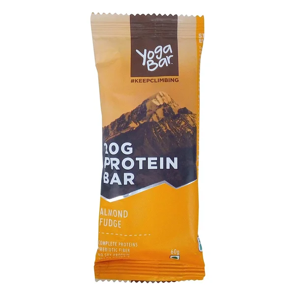 Yoga Bar Almond Fudge 20 gm Protein Bar, 60 gm, Pack of 1