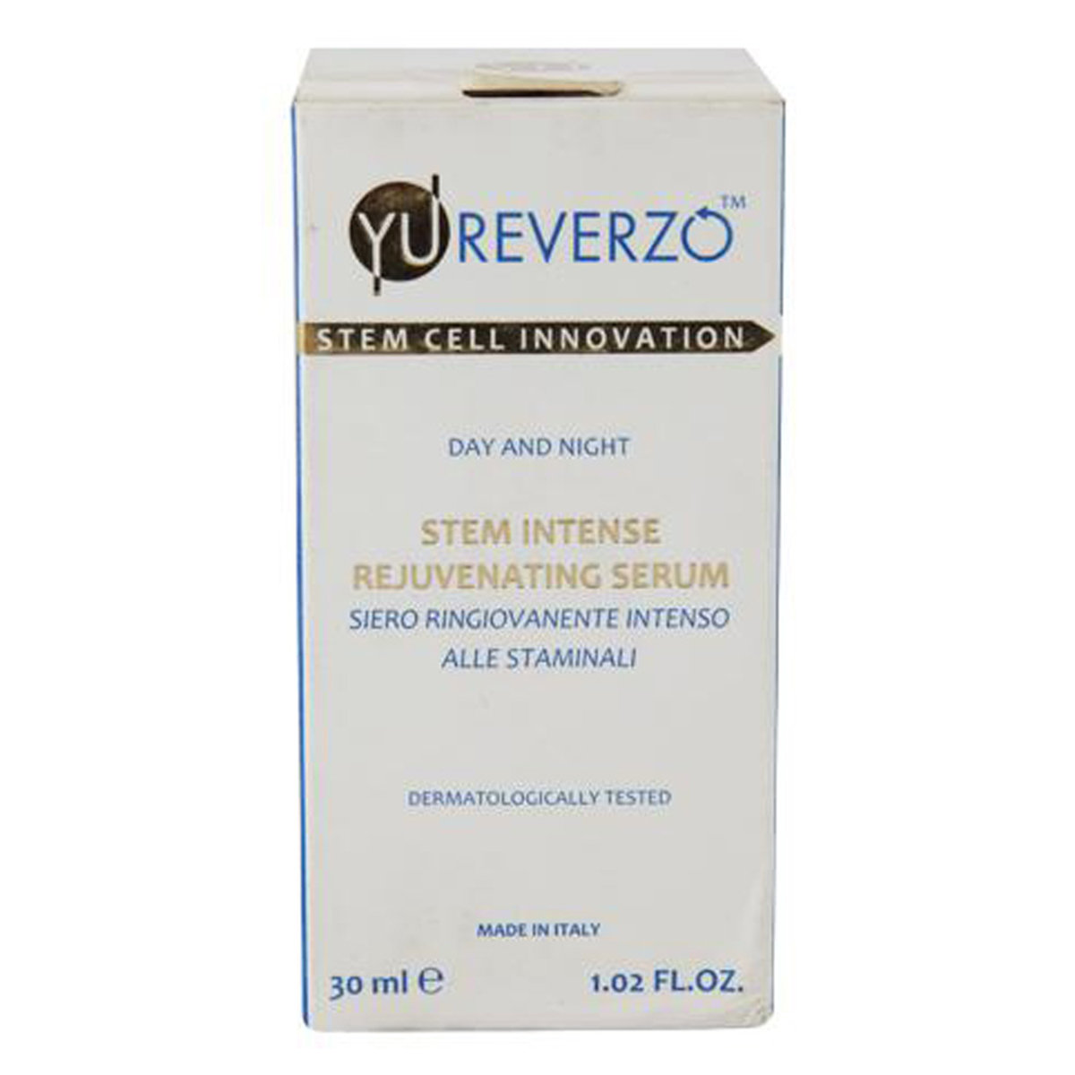 Yu Reverzo Stem Intense Rejuvenating Serum 30 ml | Day & Night Serum, Pack of 1 Yu Reverzo Stem Intense Rejuvenating Serum 30 ml | Day & Night Serum, Pack of 1