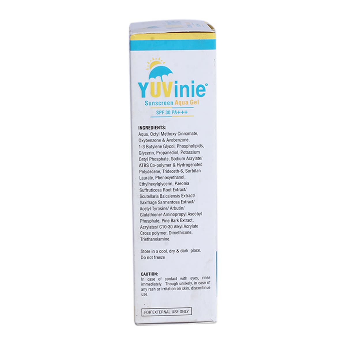 Yuvinie Sunscreen Aqua SPF 30 PA+++ Gel 50 gm, Pack of 1 Yuvinie Sunscreen Aqua SPF 30 PA+++ Gel 50 gm, Pack of 1