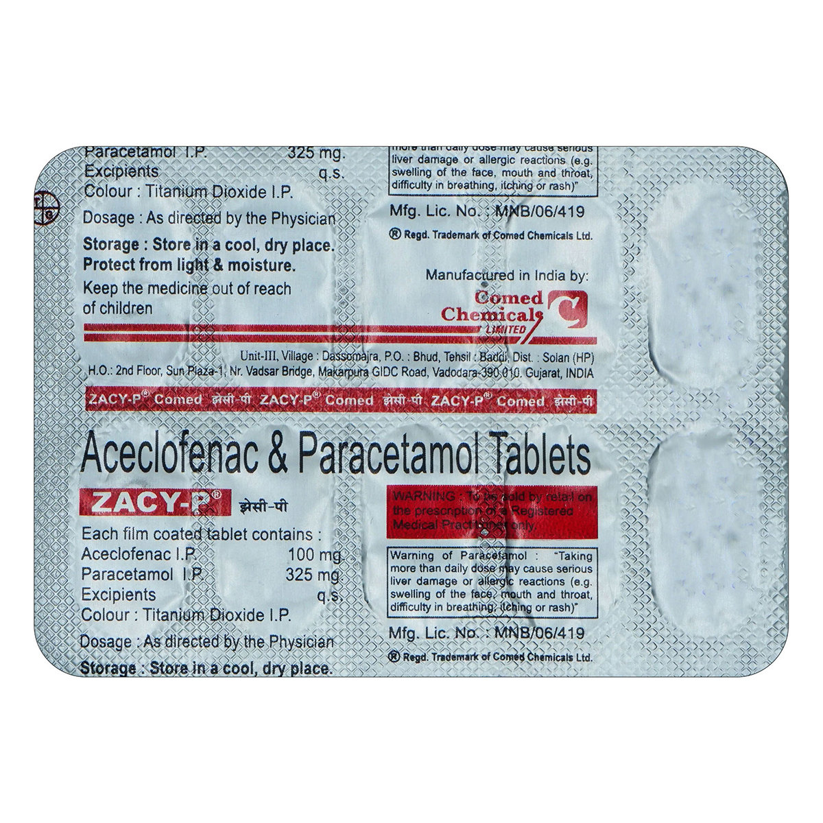 Zacy P Tablet 10's, Pack of 10 TabletS Zacy P Tablet 10's, Pack of 10 TabletS