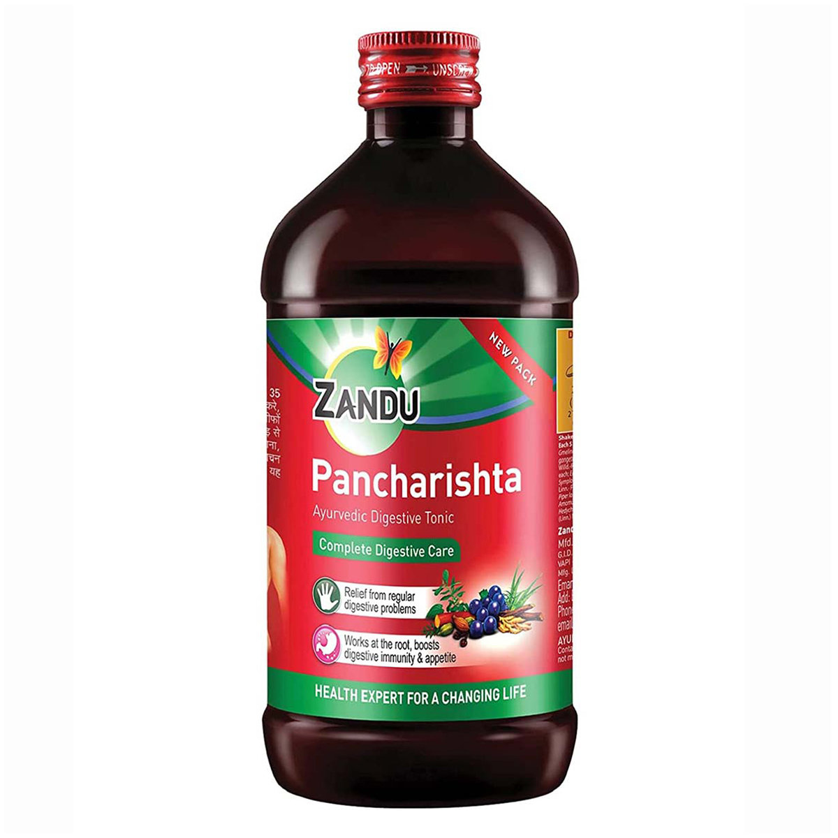 Zandu Pancharistha Ayurvedic Digestive Tonic, 450 ml, Pack of 1 Zandu Pancharistha Ayurvedic Digestive Tonic, 450 ml, Pack of 1
