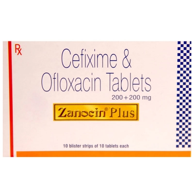 Zanocin Plus Tablet 10's, Pack of 10 TABLETS