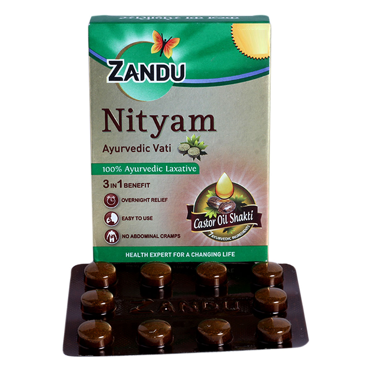 Zandu Nityam Ayurvedic Laxative, 10 Tablets, Pack of 10 TabletS Zandu Nityam Ayurvedic Laxative, 10 Tablets, Pack of 10 TabletS