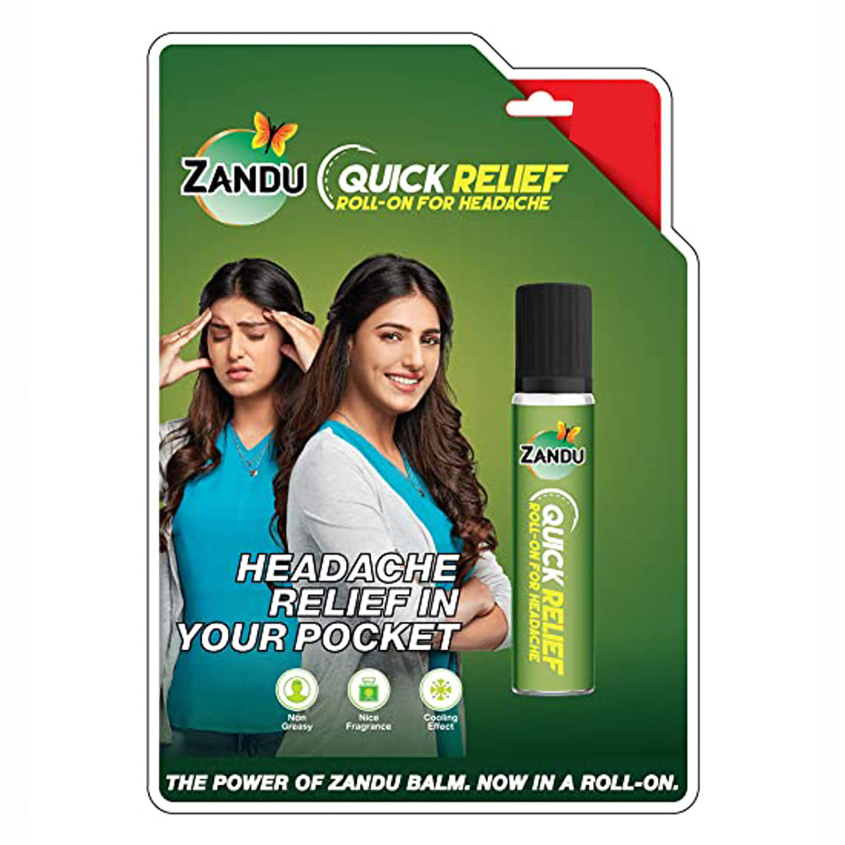 Zandu Headache Quick Relief Roll-On, 9 ml, Pack of 1 Zandu Headache Quick Relief Roll-On, 9 ml, Pack of 1