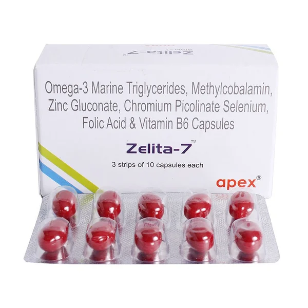 Zelita 7 Soft Gelatin Capsule 10's, Pack of 10