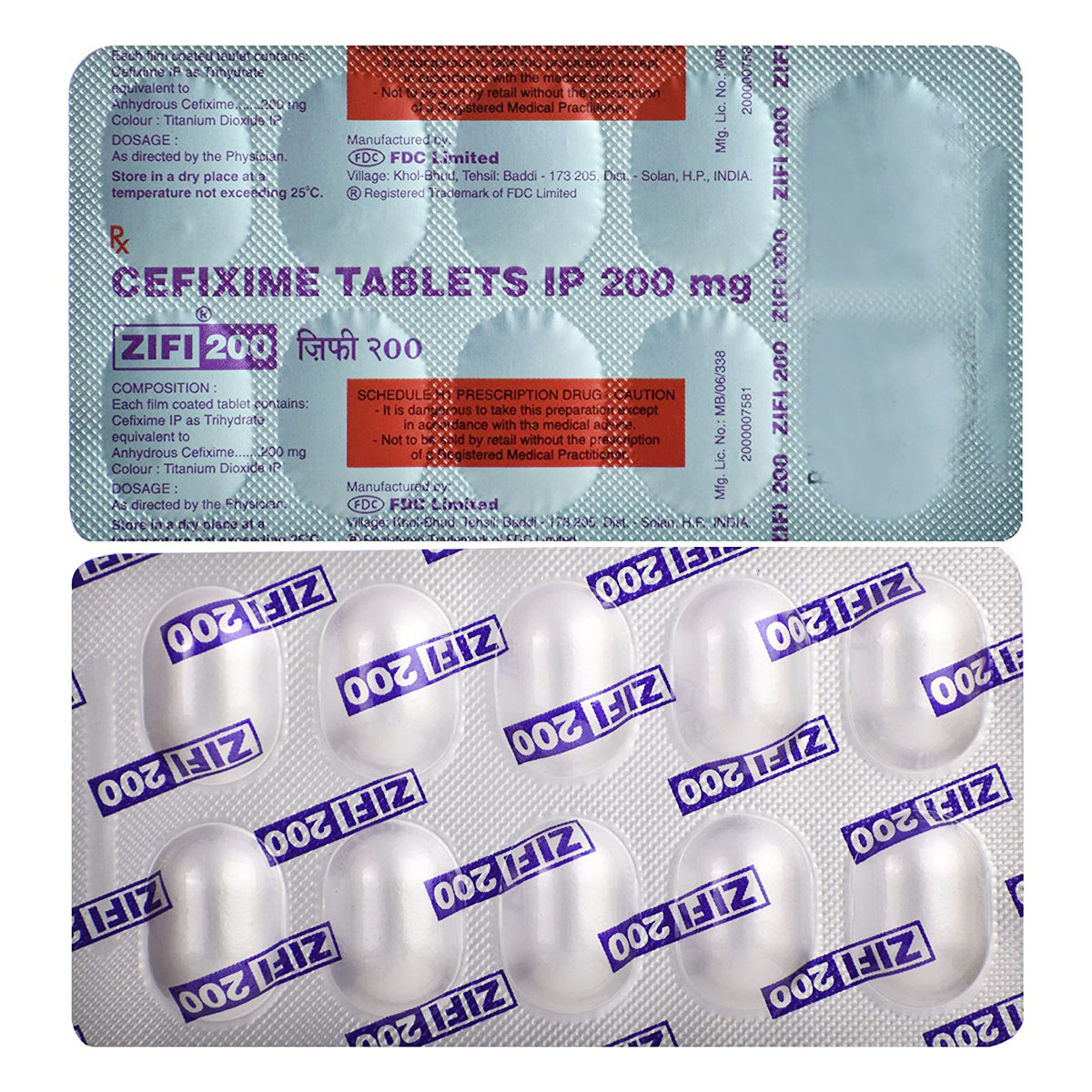 Zifi 200 Tablet 10's, Pack of 10 TABLETS Zifi 200 Tablet 10's, Pack of 10 TABLETS