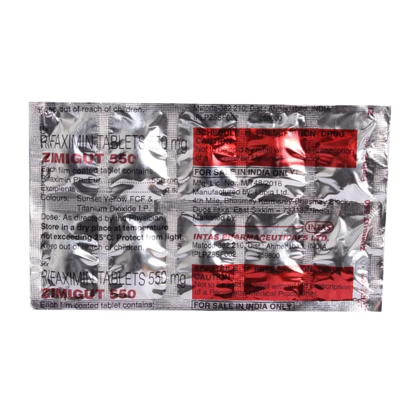 Zimigut 550 Tablet 10's, Pack of 10 TABLETS