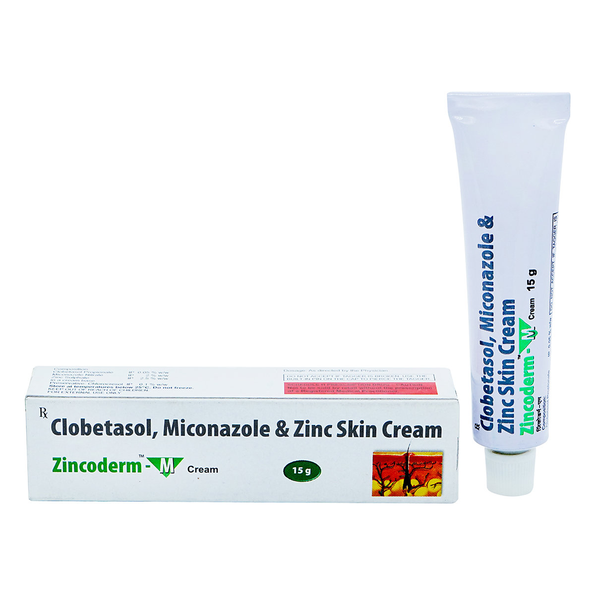 ZINCODERM M CREAM 15GM, Pack of 1 OINTMENT ZINCODERM M CREAM 15GM, Pack of 1 OINTMENT