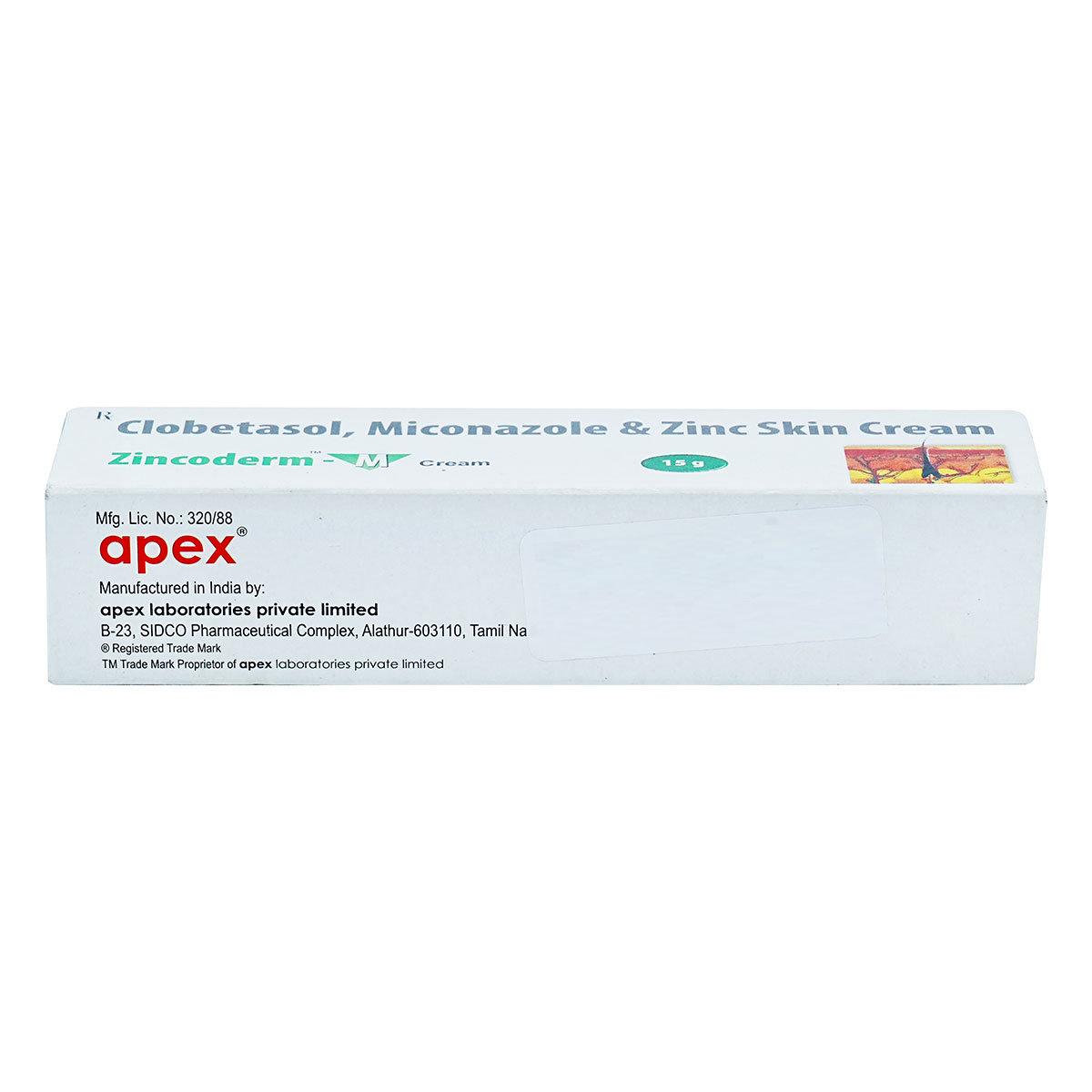 ZINCODERM M CREAM 15GM, Pack of 1 OINTMENT ZINCODERM M CREAM 15GM, Pack of 1 OINTMENT