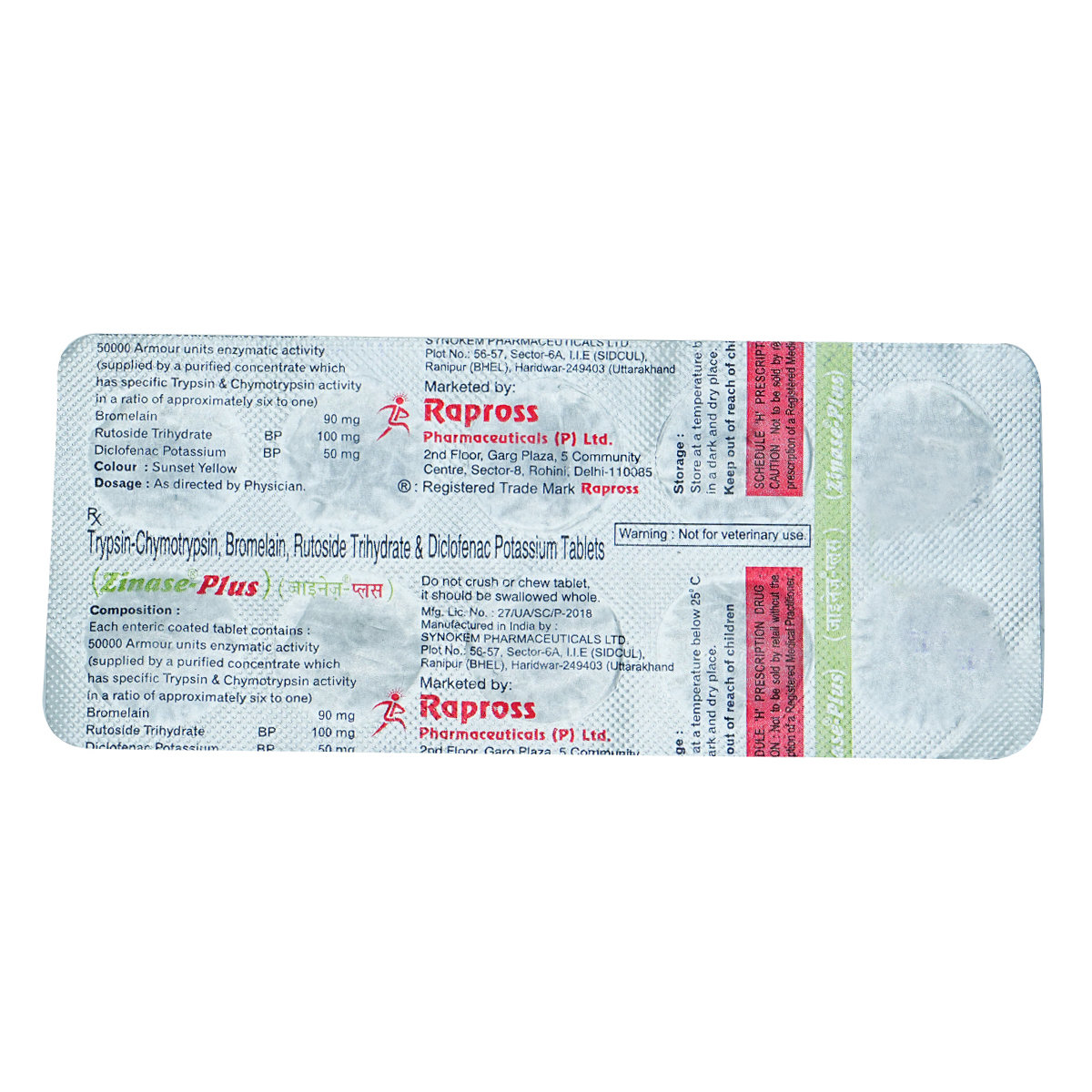 Zinase-Plus Tablet 10's, Pack of 10 Zinase-Plus Tablet 10's, Pack of 10