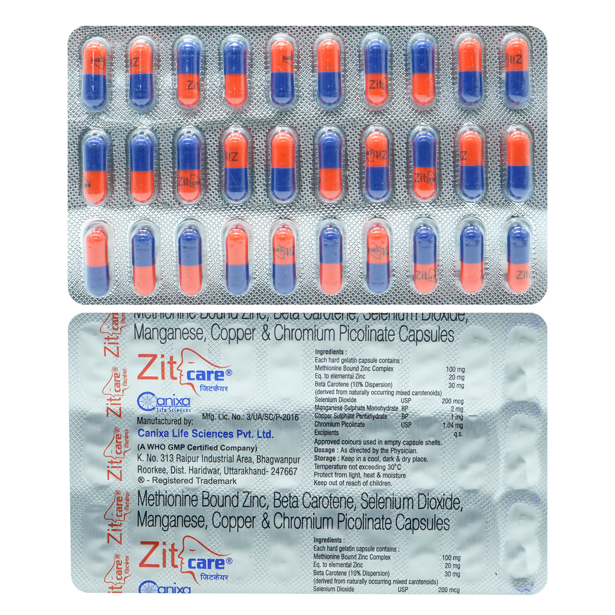 Buy Zitcare Capsule 30's Online