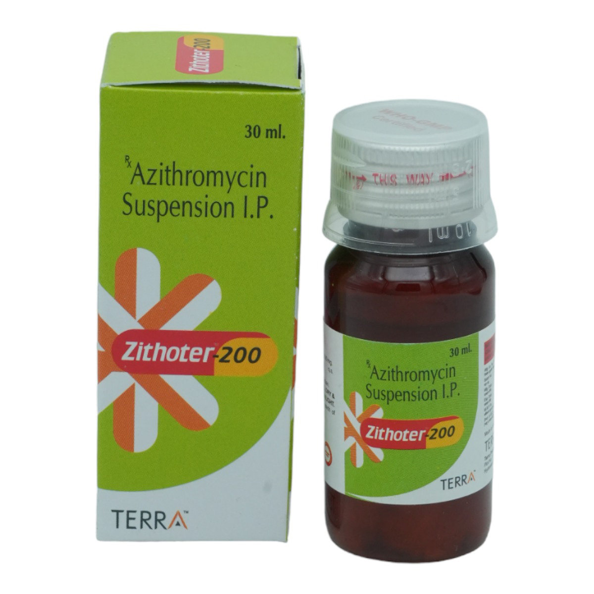 Zithoter-200 Suspension 30 ml, Pack of 1 Suspension Zithoter-200 Suspension 30 ml, Pack of 1 Suspension