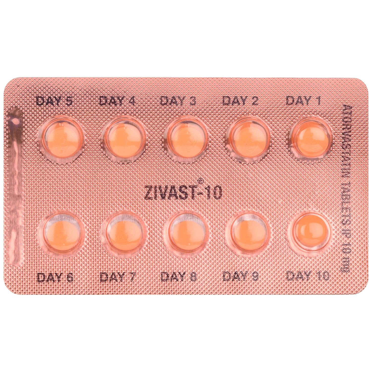 Zivast 10 Tablet 10's, Pack of 10 TABLETS Zivast 10 Tablet 10's, Pack of 10 TABLETS