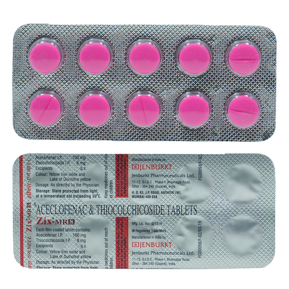 Zix-MR 8 mg Tablet 10's, Pack of 10 TabletS Zix-MR 8 mg Tablet 10's, Pack of 10 TabletS