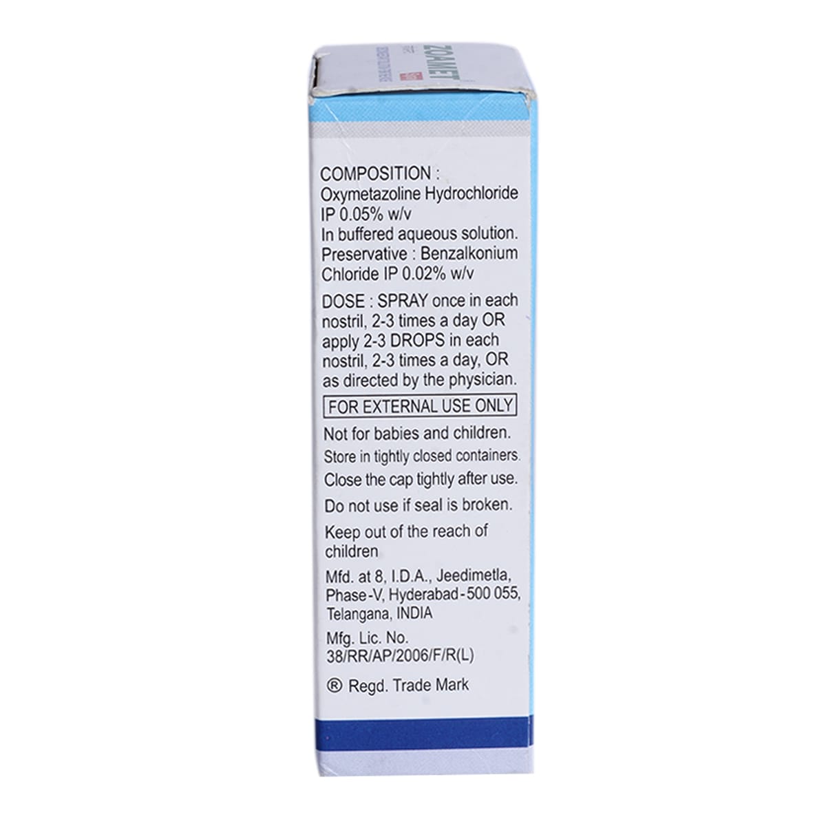 Zoamet Nasal Spray 10 ml, Pack of 1 NASAL SPRAY Zoamet Nasal Spray 10 ml, Pack of 1 NASAL SPRAY