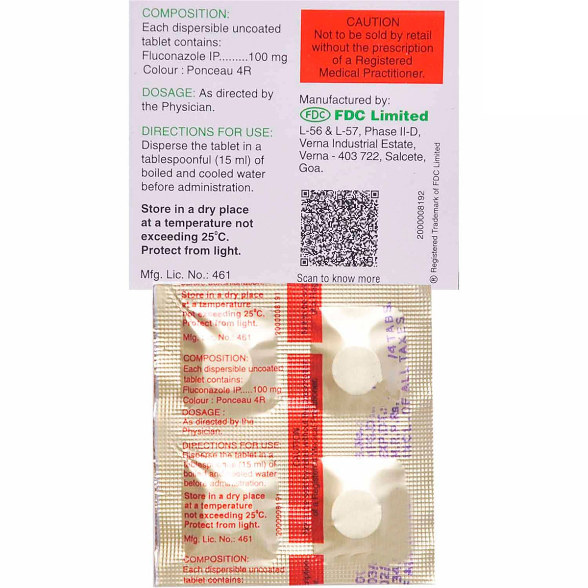 Zocon DT 100 Tablet 4's, Pack of 4 TABLETS Zocon DT 100 Tablet 4's, Pack of 4 TABLETS