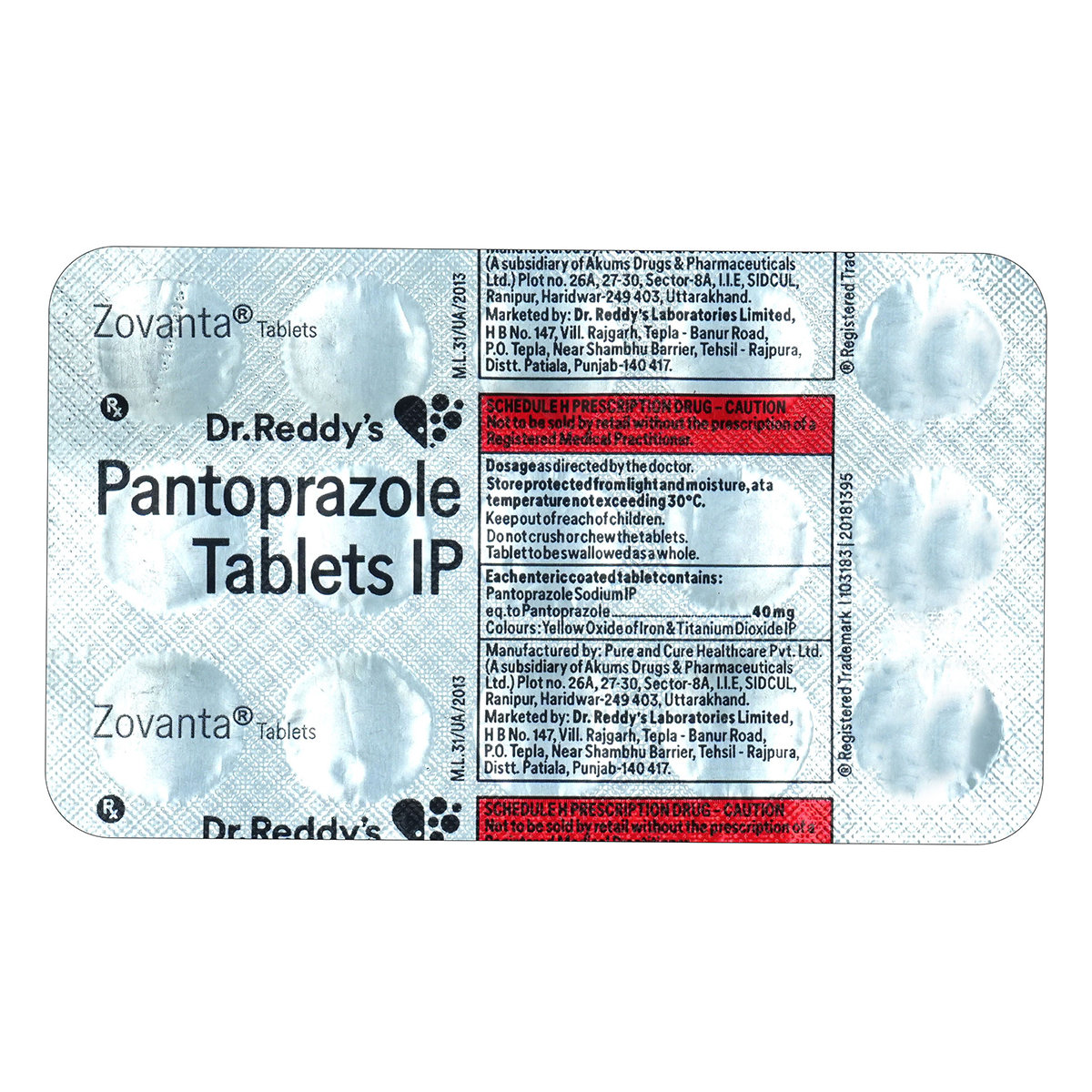 Zovanta 40 mg Tablet 15's, Pack of 15 TabletS Zovanta 40 mg Tablet 15's, Pack of 15 TabletS