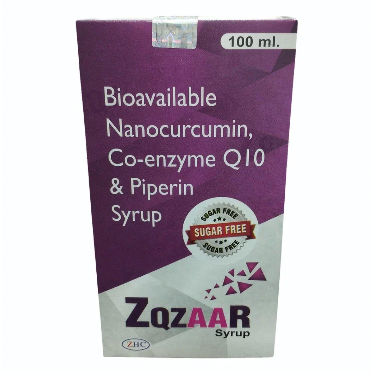 Buy Zqzaar Sugar Free Syrup 100 ml Online