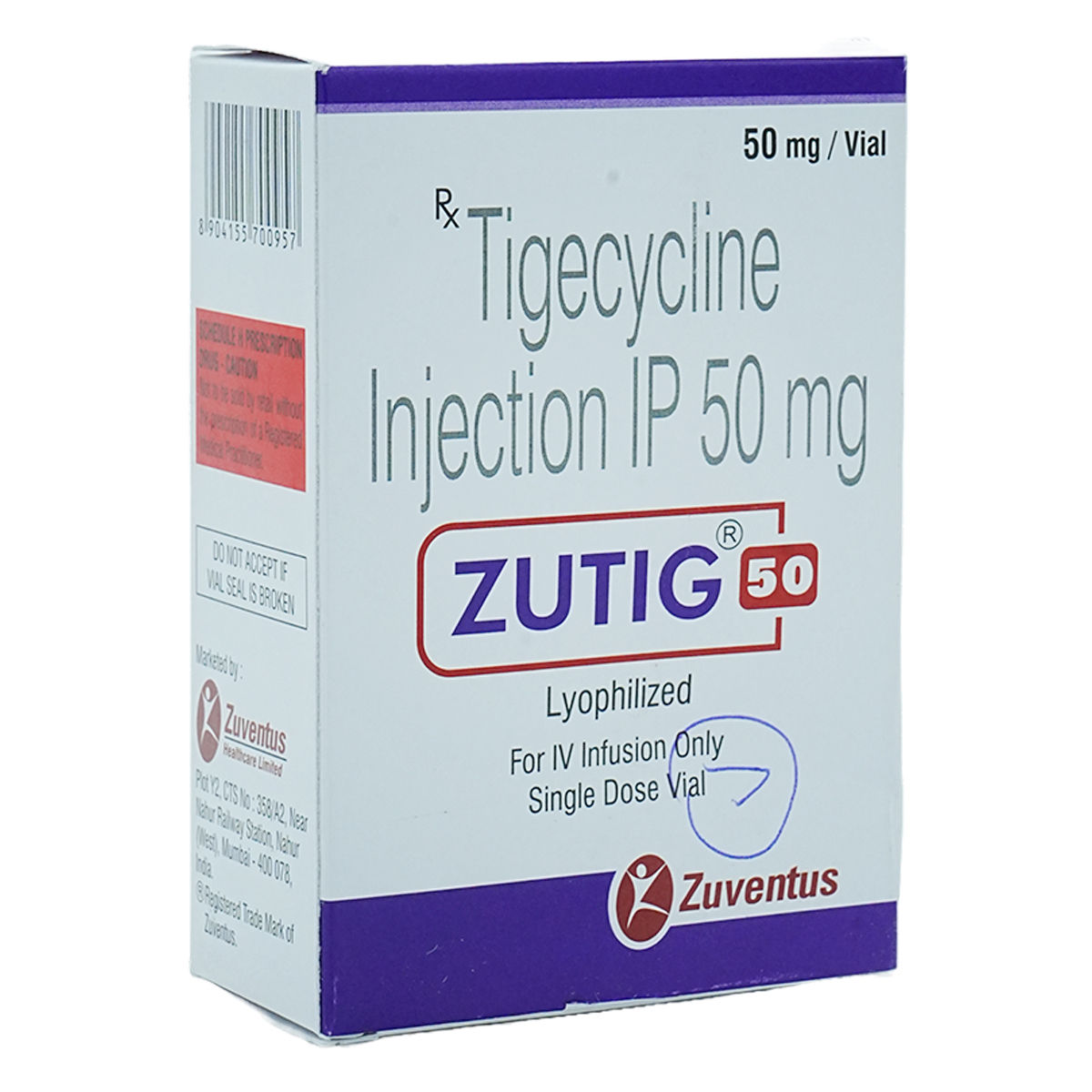 Buy ZUTIG 50MG INJECTION Online