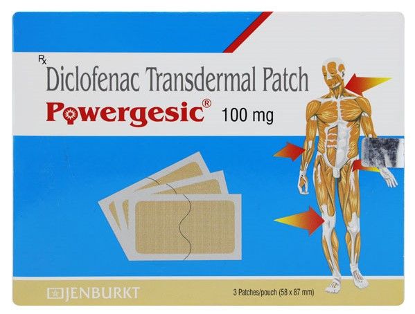 Buy Powergesic 100mg Transdermal Patch 3's Online