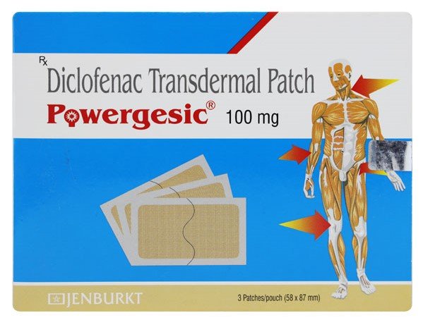 Powergesic 100mg Transdermal Patch 3's, Pack of 1 PATCH Powergesic 100mg Transdermal Patch 3's, Pack of 1 PATCH