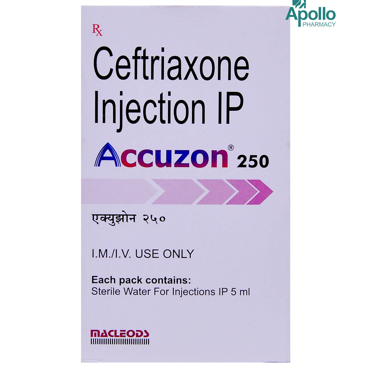 Buy ACCUZON 250MG INJECTION Online