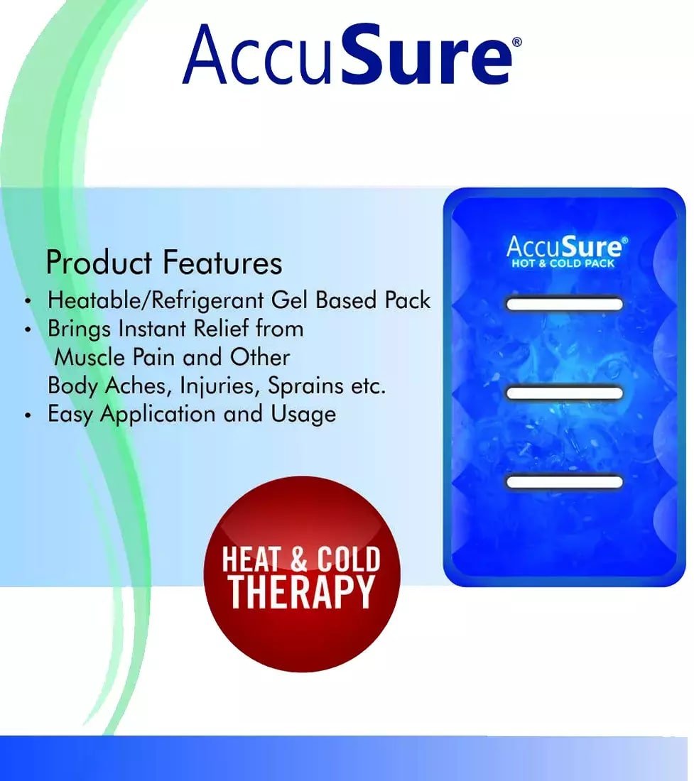 Accusure Hot & Cold Pack, 1 Count, Pack of 1 Accusure Hot & Cold Pack, 1 Count, Pack of 1